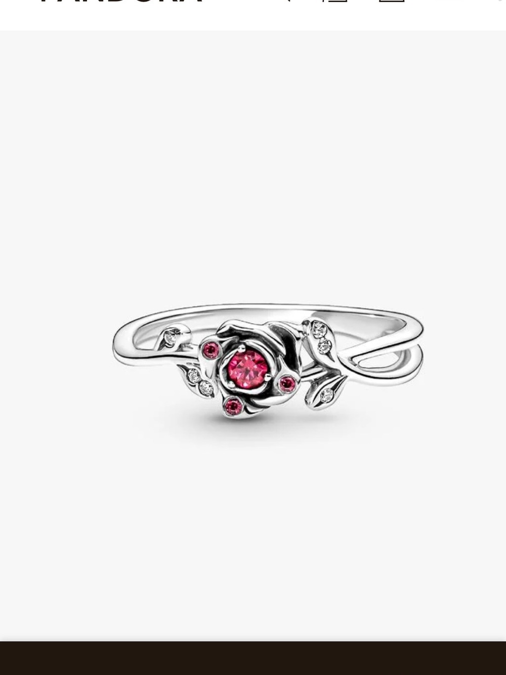 Pandora Disney Belle Rose Ring